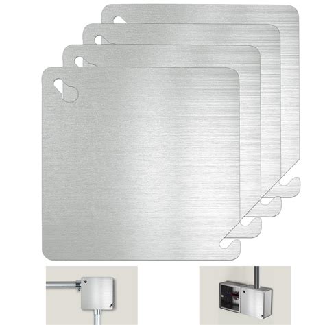 4-gang electrical box cover|4x4 metal electrical box cover.